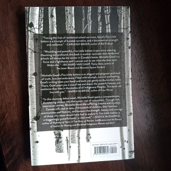 * 2/$10 *  Five Little Indians by Michelle Good - Picture 2 of 3